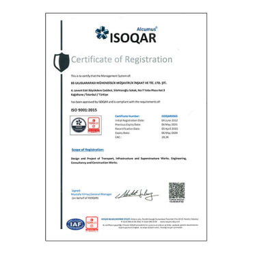 ISO 9001:2015 Sertifikası